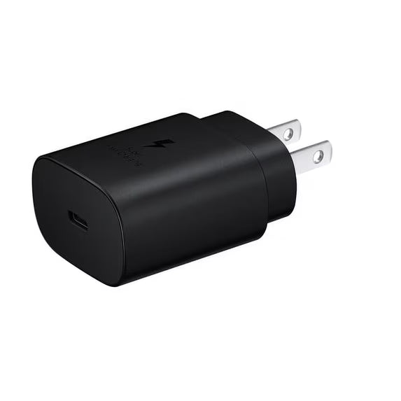 Samsung 25W USB-C super fast wall charger, black