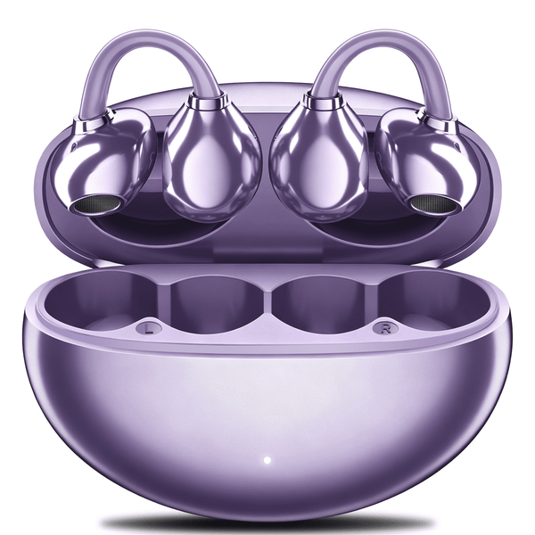 Open-ear clip-on wireless earbuds
