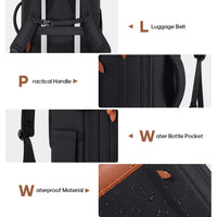 Travel Backpack for Men & Women Carry On Backpack Flight Approved Expandable 42L Waterproof Anti-Theft Personal Item Backpack with Packing Cubes and Shoe Pocket