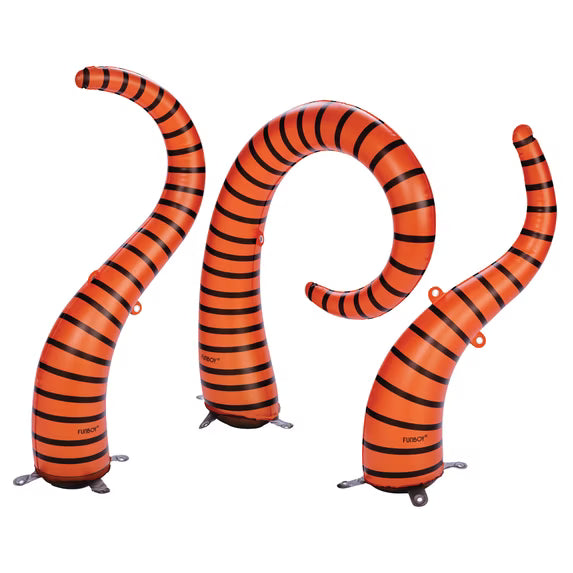 FUNBOY inflatable Halloween lawn snakes 3-pack with bonus ghost