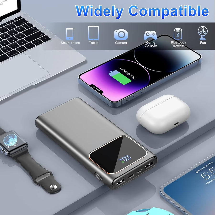 20000mAh portable power bank with digital display - view 6