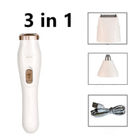 USB Painless Shaver Portable Epilator 3 in 1 Lady Hair Remover