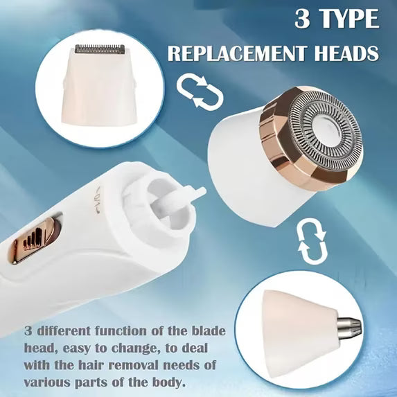 USB Painless Shaver Portable Epilator 3 in 1 Lady Hair Remover
