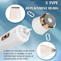 USB Painless Shaver Portable Epilator 3 in 1 Lady Hair Remover