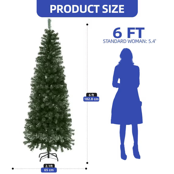 ModFusion 6 ft pre-lit pencil Christmas tree - view 3