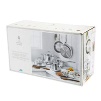 The Pioneer Woman 14-Piece Stainless Steel Cookware Set, Cooking Pots and Pans Set with Kitchen Utensils