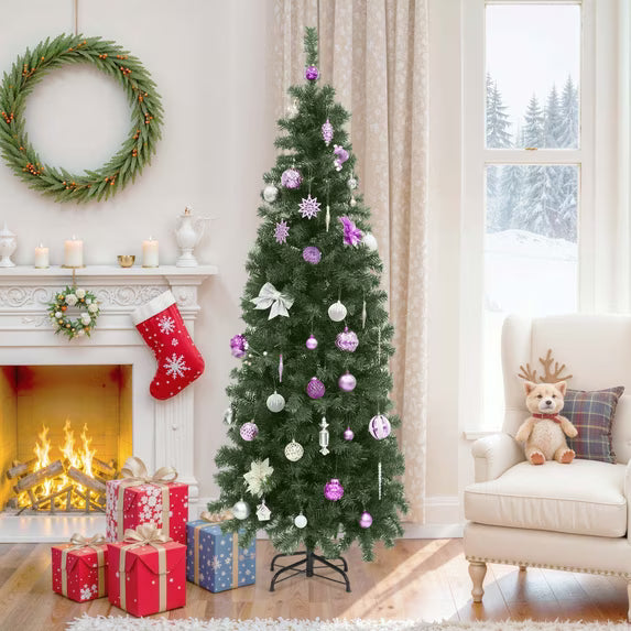 ModFusion 6 ft pre-lit pencil Christmas tree