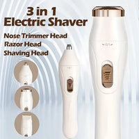 USB Painless Shaver Portable Epilator 3 in 1 Lady Hair Remover