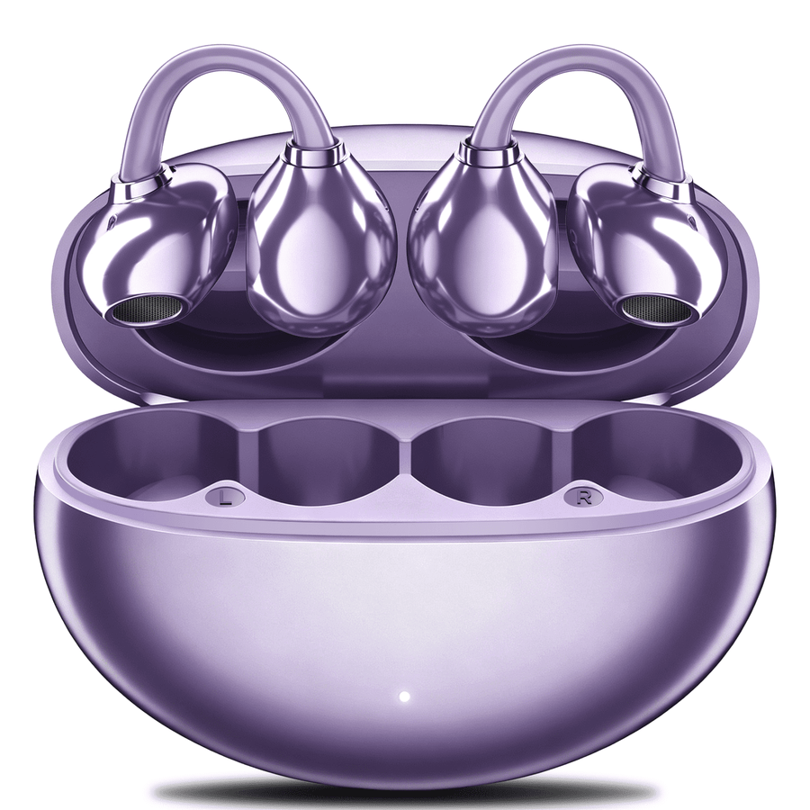 Open-ear clip-on wireless earbuds