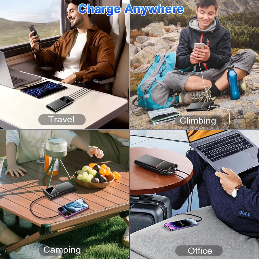 20000mAh portable power bank with digital display - view 7