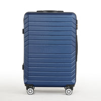 Gowill 3 Piece Luggage Sets Travel Suitcase Set with 7PCS Organizer Bags, Navy Blue
