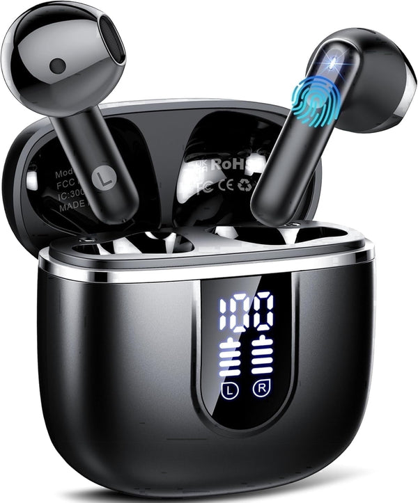 Mini wireless earbuds Bluetooth 5.4 with charging case