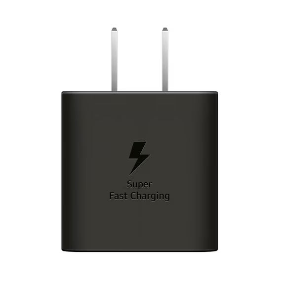 Samsung 25W USB-C super fast wall charger, black - view 2
